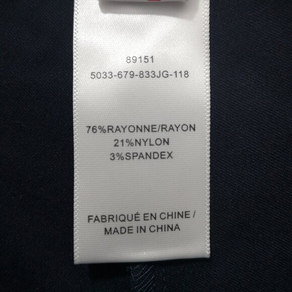 NWT Laura Plus Ladies Size 20 Navy Comfort Waist High Rise Slim Leg Capri Pants - Picture 4 of 13